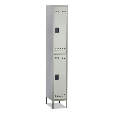 Lockers; Locker Configuration: 1-Wide ; Assembled: Yes ; Handle Type: Recessed ; Locker Material: Steel ; Locking Mechanism: Padlock ; Body Material: Heavy Gauge Steel